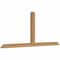 Ekena Millwork Portland Timber Gable Bracket, Western Red Cedar, 84"W x 35"H x 3 1/2"D x 3 1/2"F, 10/12 Pitch GBW084X35X0404POR00SWR - alternate 2